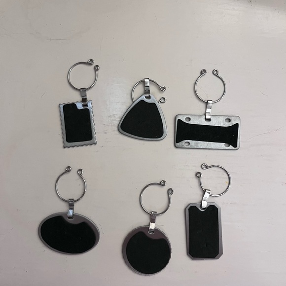 Trudeau International Metal Wine Glass Charms/Drink
Markers - Picture 2 of 2